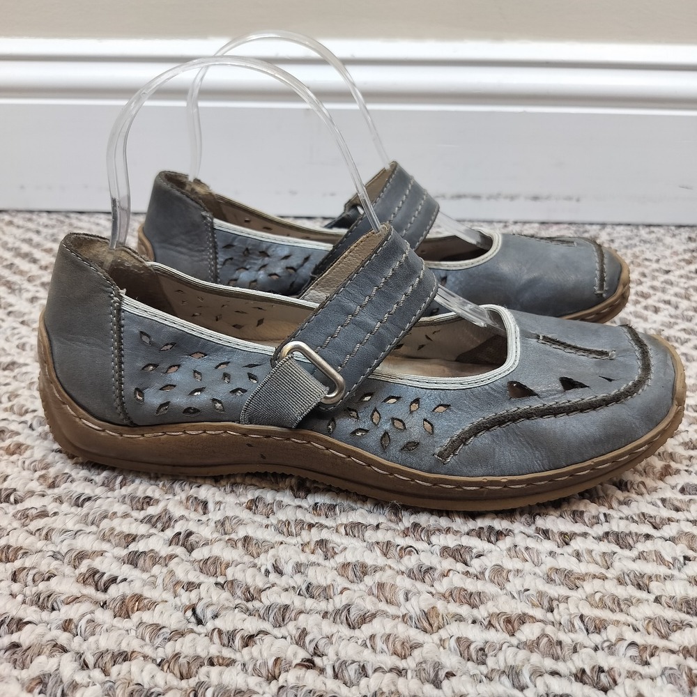 Rieker Womens Mary-Jane Shoe 39 Slip On
